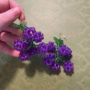 Susan Alexandra grape earrings